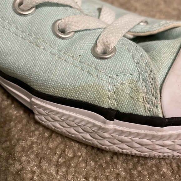 *SOLD* Teal Converse Low-Tops - Picture 7 of 8